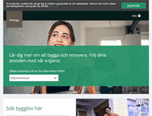 Tablet Screenshot of mittbygge.se